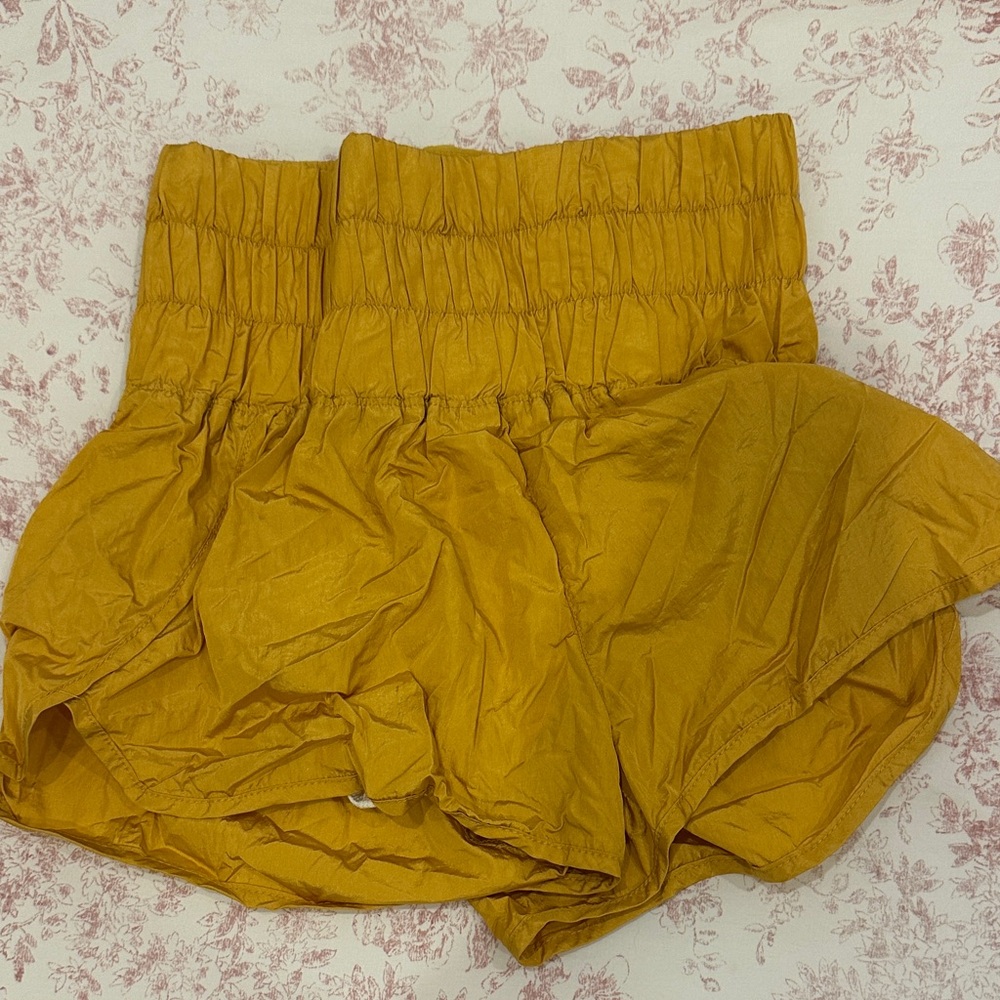Free people movement Mustard Yellow Women's Shorts